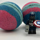 SUPERHERO BALL Kids Bath Bomb Gift Box with Toys Inside - 4 ct - Berwyn Betty's Bath & Body Shop