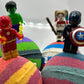 SUPERHERO BALL Kids Bath Bomb Gift Box with Toys Inside - 4 ct - Berwyn Betty's Bath & Body Shop