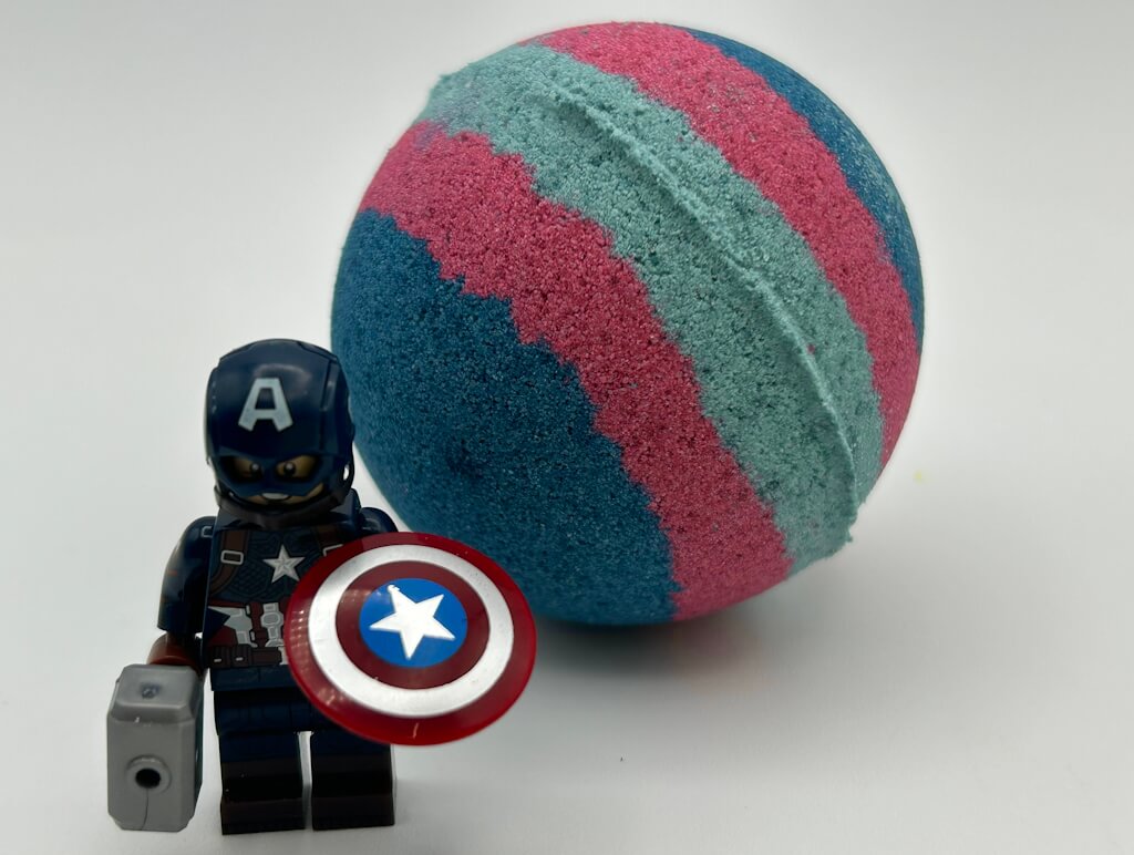 SUPERHERO BALL Kids Bath Bomb Gift Box with Toys Inside - 4 ct - Berwyn Betty's Bath & Body Shop