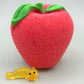 Teacher’s Apple Bath Bomb with Luminous Worm Inside - Berwyn Betty's Bath & Body Shop