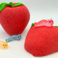 Teacher’s Apple Bath Bomb with Luminous Worm Inside - Berwyn Betty's Bath & Body Shop