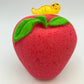 Teacher’s Apple Bath Bomb with Luminous Worm Inside - Berwyn Betty's Bath & Body Shop