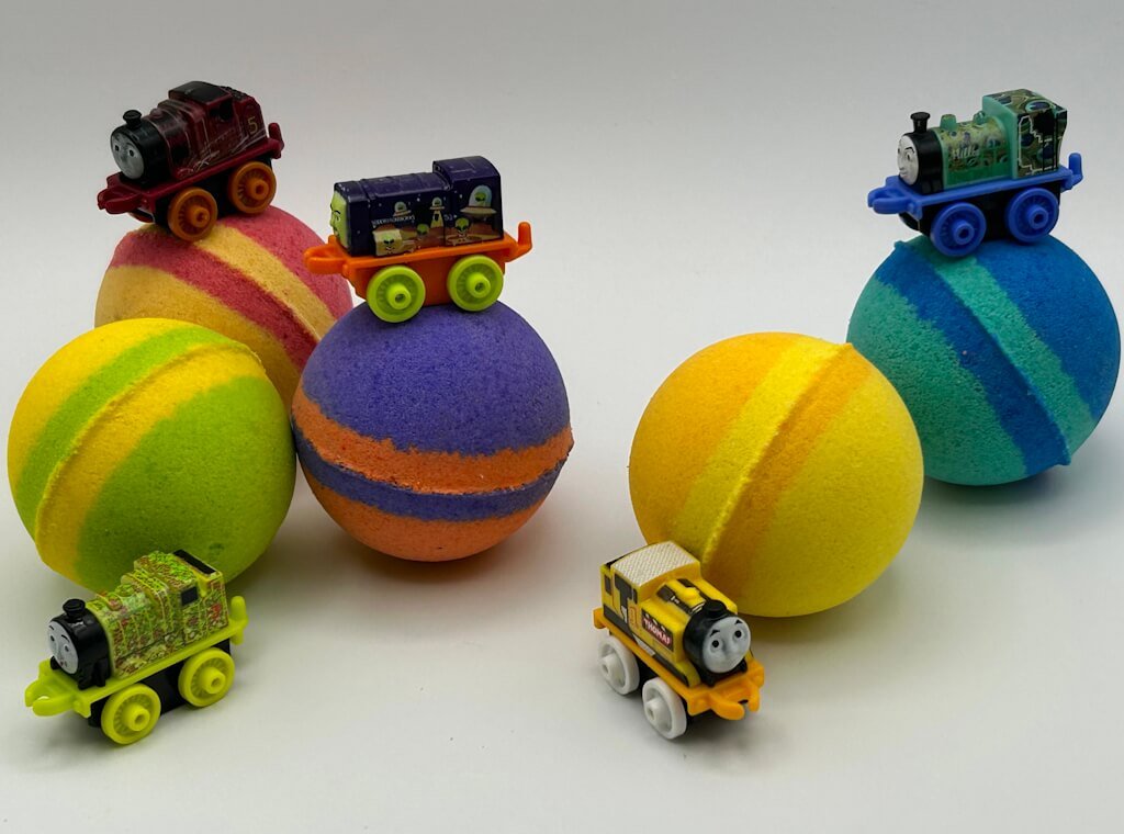 Thomas the Train Kids Bath Bomb with Toy Inside - Berwyn Betty's Bath & Body Shop