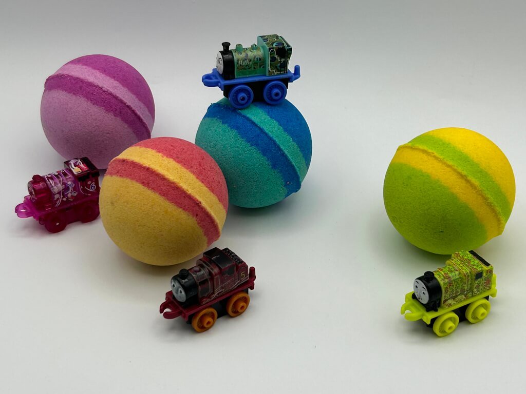 Thomas the Train Kids Bath Bomb with Toy Inside - Berwyn Betty's Bath & Body Shop