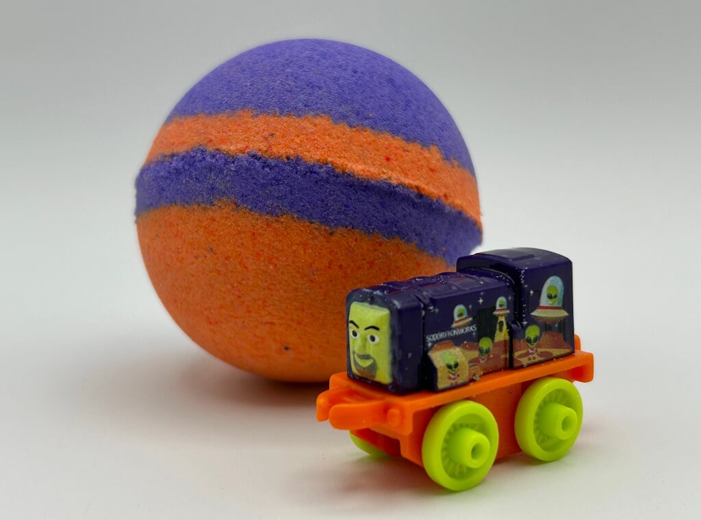 Thomas the Train Kids Bath Bomb with Toy Inside - Berwyn Betty's Bath & Body Shop