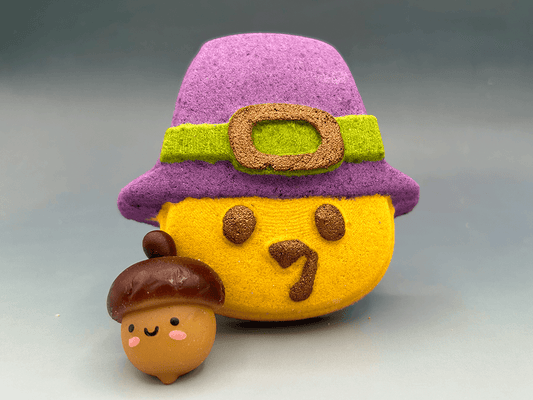 Tom Turkey Pilgrim Bath Bomb for Kids with Turkey Toy Inside - Berwyn Betty's Bath & Body Shop