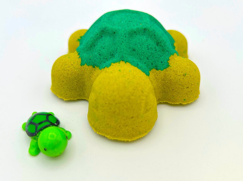 Turtle Shell Bomb Turtle Kids Bath Bomb with Little Turtle Toy Inside