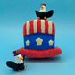 Uncle Sam Hat Kids Bath Bomb with Bald Eagle Toy Inside - Berwyn Betty's Bath & Body Shop
