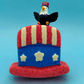 Uncle Sam Hat Kids Bath Bomb with Bald Eagle Toy Inside - Berwyn Betty's Bath & Body Shop