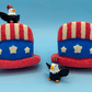 Uncle Sam Hat Kids Bath Bomb with Bald Eagle Toy Inside - Berwyn Betty's Bath & Body Shop