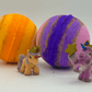 UNICORN Kids Bath Bombs Gift Box with Toys Inside - 4 ct - Berwyn Betty's Bath & Body Shop