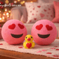 VALENTINE EMOJI Kids Bath Bomb with Duck Figurine Inside - Berwyn Betty's Bath & Body Shop