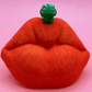 VALENTINE KISSY LIPS Kids Bath Bomb with Frog Toy Inside - Berwyn Betty's Bath & Body Shop