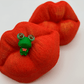 VALENTINE KISSY LIPS Kids Bath Bomb with Frog Toy Inside - Berwyn Betty's Bath & Body Shop