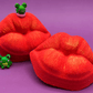 VALENTINE KISSY LIPS Kids Bath Bomb with Frog Toy Inside - Berwyn Betty's Bath & Body Shop