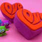 VALENTINE LOVE Kids Bath Bomb with Figurine Toy Inside - Berwyn Betty's Bath & Body Shop