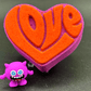 VALENTINE LOVE Kids Bath Bomb with Figurine Toy Inside - Berwyn Betty's Bath & Body Shop