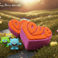 VALENTINE LOVE Kids Bath Bomb with Figurine Toy Inside - Berwyn Betty's Bath & Body Shop