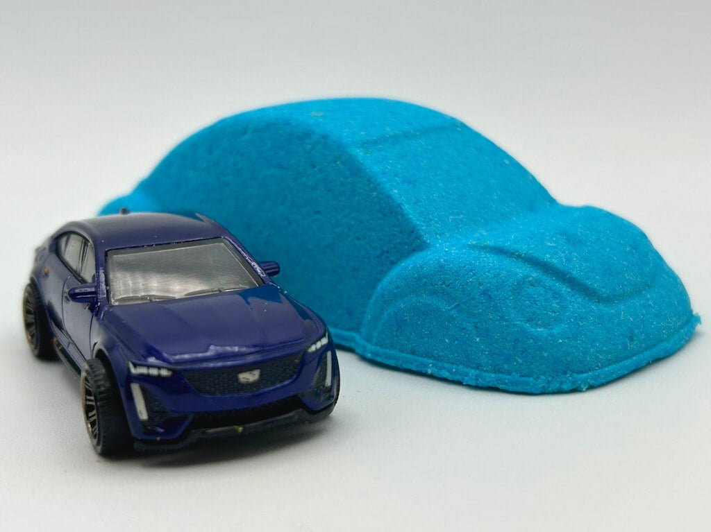 VW Bug Car Kids Bath Bomb Gift Set with Toy Car Inside - 3 ct - Berwyn Betty's Bath & Body Shop