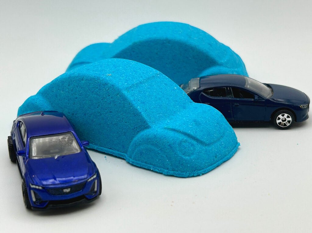 VW Bug Car Kids Bath Bomb with Toy Inside - Berwyn Betty's Bath & Body Shop