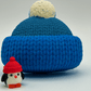Winter Cap Kids Bath Bomb with Little Capped Penguin Toy Inside - Berwyn Betty's Bath & Body Shop