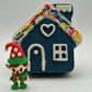 Winter Wonderland Cottage Kids Bath Bomb with Elf Toy Inside - Berwyn Betty's Bath & Body Shop