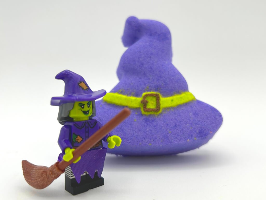 Witch's Hat Kids Bath Bomb with Witch Minifigure Inside - Berwyn Betty's Bath & Body Shop