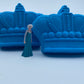 Princess Crown Bath Bomb with Toy Inside (Blue)