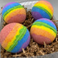 Rainbow Duck Bath Bomb Gift Box (with Toy Inside) - 4 ct