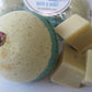 Balsam Fir Scented Bath Bombs with Handmade Soap Inside - 2 ct - Berwyn Betty's Bath & Body Shop