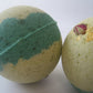 Balsam Fir Scented Bath Bombs with Handmade Soap Inside - 2 ct - Berwyn Betty's Bath & Body Shop