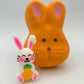 Bunny Head Bath Bomb (Orange with Toy Bunny Inside) - Berwyn Betty's Bath & Body Shop