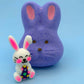 Bunny Head Bath Bomb (Purple with Toy Bunny Inside) - Berwyn Betty's Bath & Body Shop