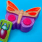 Butterfly Bath Bomb with Insect Clicker Inside - Berwyn Betty's Bath & Body Shop