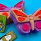 Butterfly Bath Bomb with Insect Clicker Inside - Berwyn Betty's Bath & Body Shop