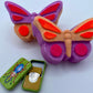 Butterfly Bath Bomb with Insect Clicker Inside - Berwyn Betty's Bath & Body Shop