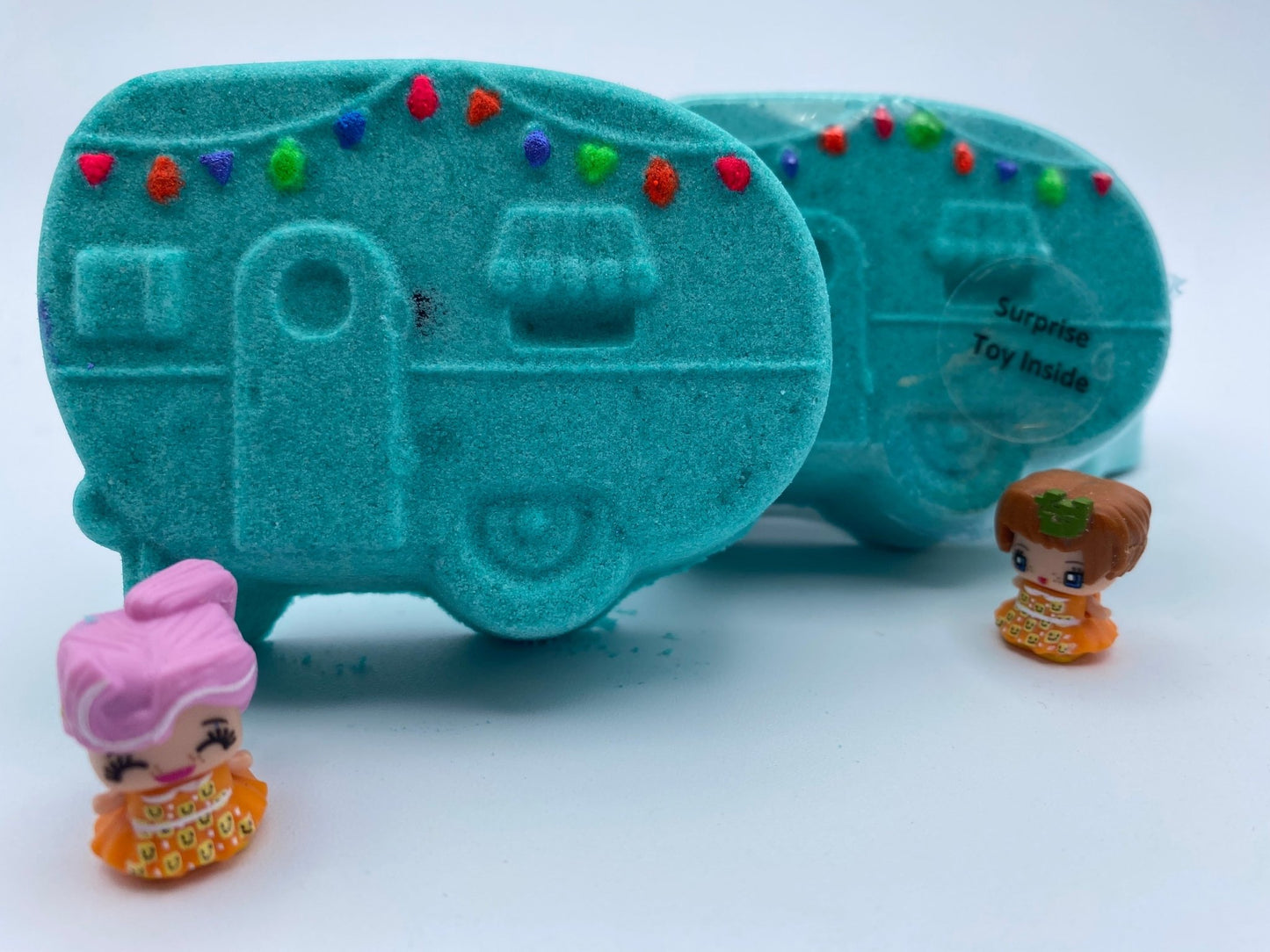 Camper Bath Bomb with Toy Inside - Berwyn Betty's Bath & Body Shop