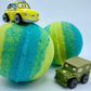 Cars Bath Bomb Gift Box with Car Toys Inside - 4 Pack - Berwyn Betty's Bath & Body Shop