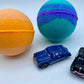 Cars Kids Bath Bomb with Toy Inside - Berwyn Betty's Bath & Body Shop