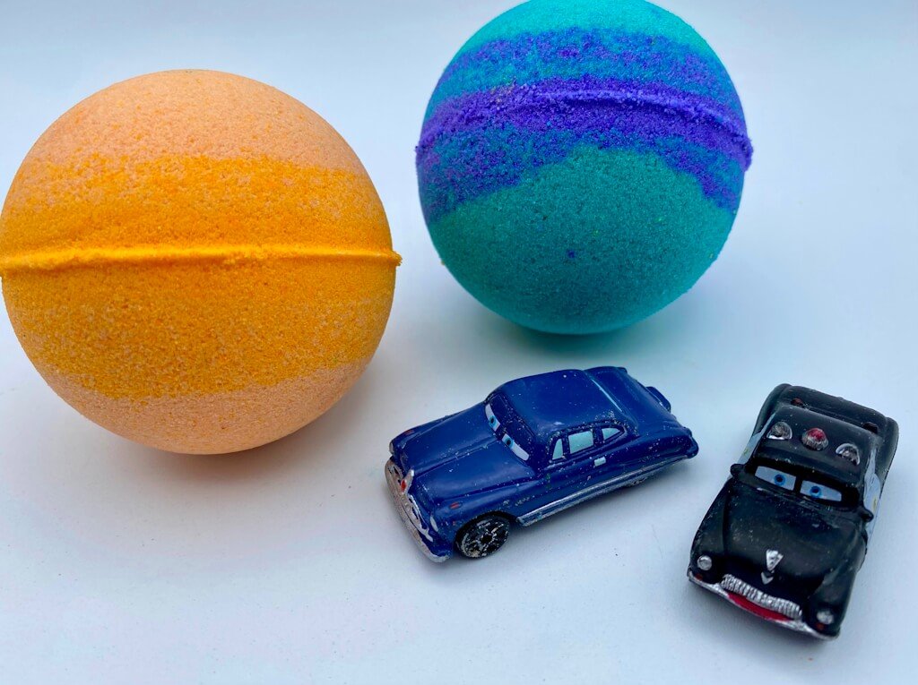 Cars Kids Bath Bomb with Toy Inside - Berwyn Betty's Bath & Body Shop