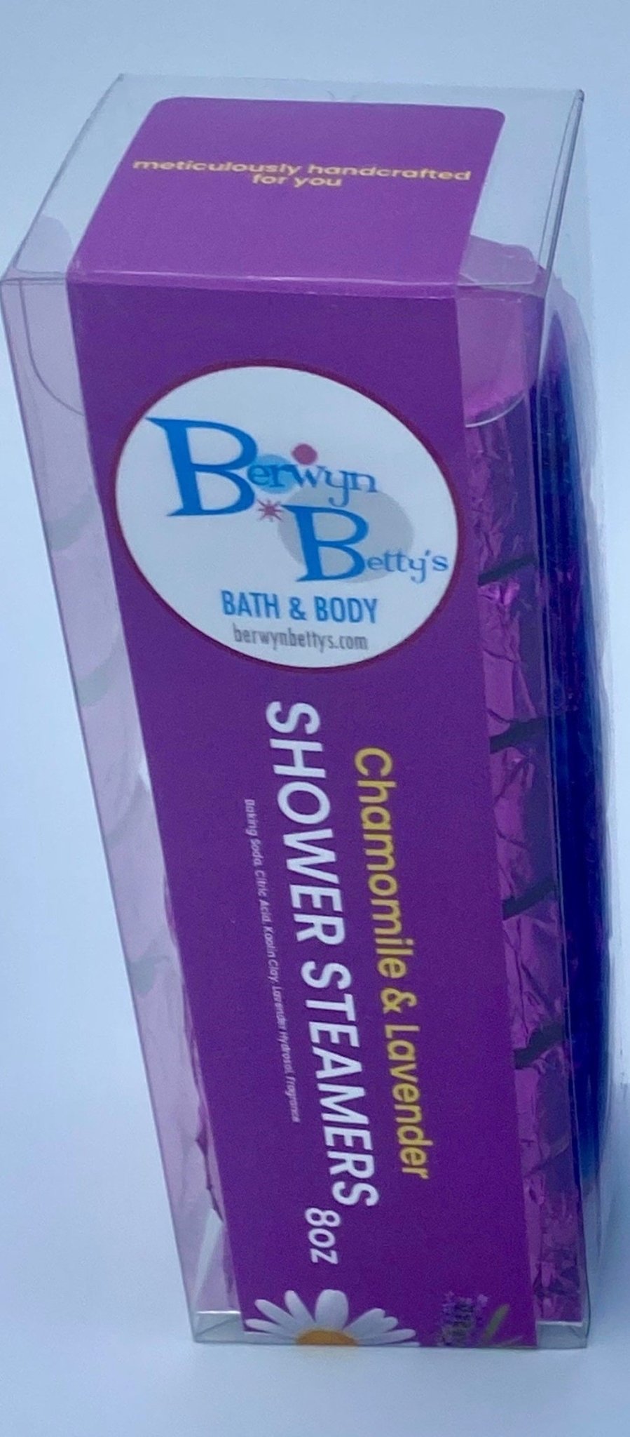 Chamomile & Lavender Shower Steamers - 6 ct - Berwyn Betty's Bath & Body Shop