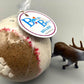Cocoa Bomb Bath Bomb with Reindeer Inside - Berwyn Betty's Bath & Body Shop