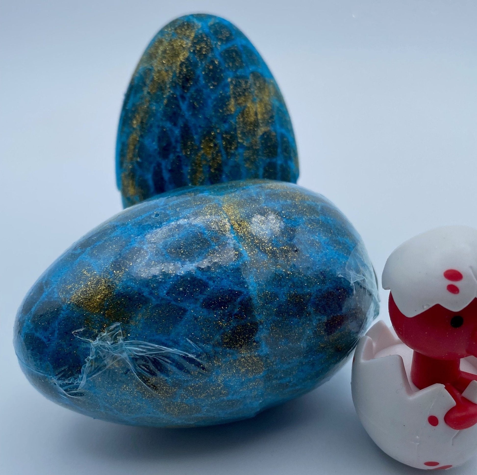 Dino Egg Bath Bomb with Toy Inside - Berwyn Betty's Bath & Body Shop