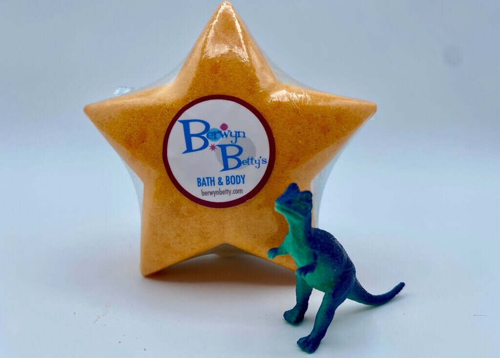 Dino Star Bath Bombs Party Pack (with Toys Inside) - 6 ct - Berwyn Betty's Bath & Body Shop