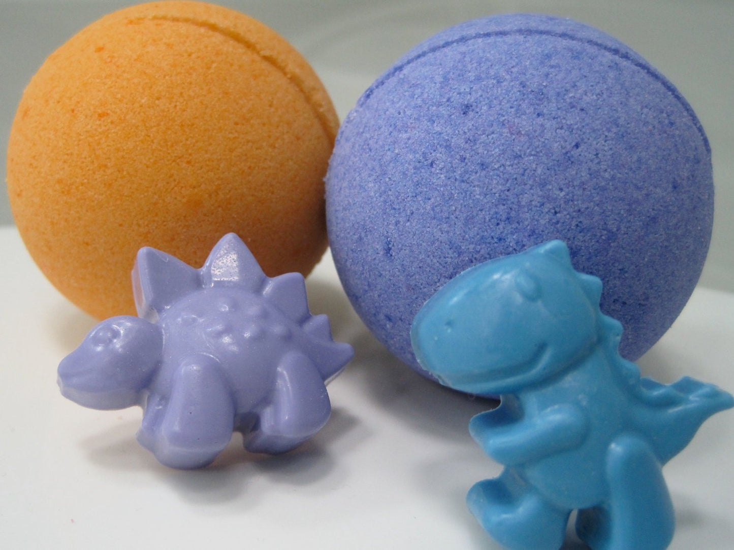 Dinobomb Bath Bombs with Surprise Soap Inside - 2 ct - Berwyn Betty's Bath & Body Shop