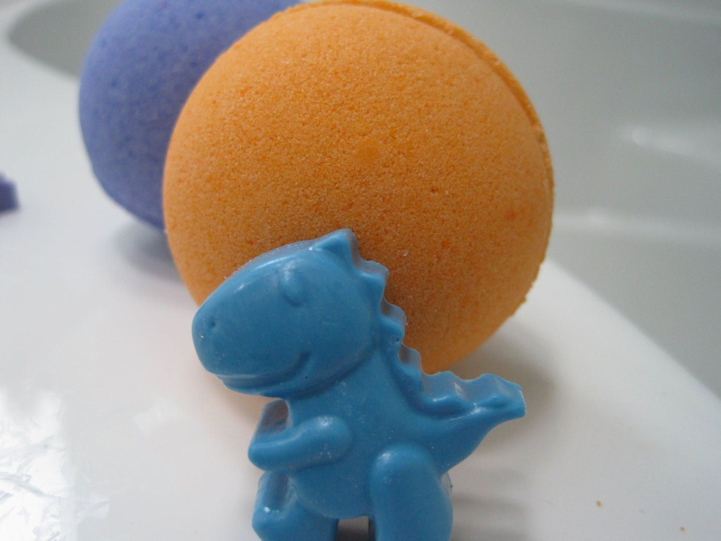 Dinobomb Bath Bombs with Surprise Soap Inside - 2 ct - Berwyn Betty's Bath & Body Shop