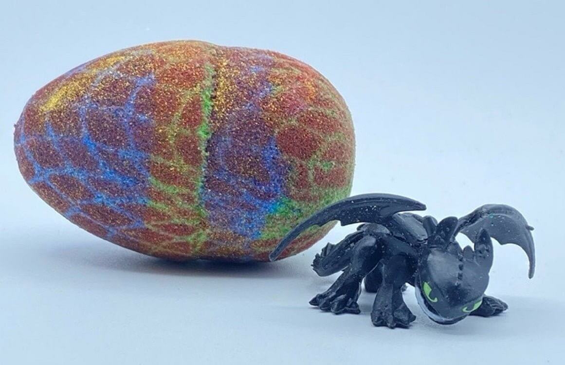 Dragon Egg Bath Bomb with Toy Inside - Berwyn Betty's Bath & Body Shop