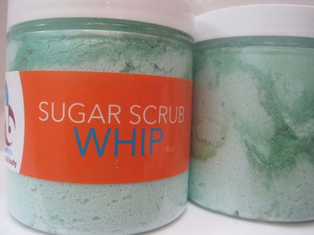 Evergreen Sugar Scrub Whip - Berwyn Betty's Bath & Body Shop