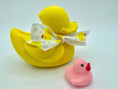 Gender Reveal Duck Bath Bomb with Gender Reveal Toy Duck Inside - Berwyn Betty's Bath & Body Shop