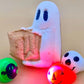 Ghost Trick or Treater Bath Bomb with LED Halloween Ring Inside - Berwyn Betty's Bath & Body Shop